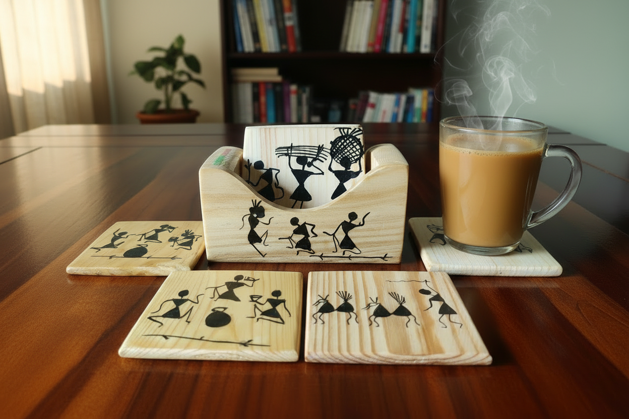 Coaster - Cozy Living Room with Glass Chai Mug