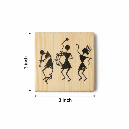 Coaster Dimension Diagram 3x3 inch