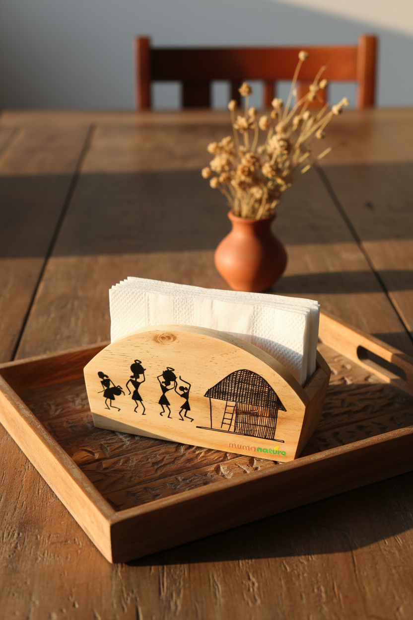 Tissue Stand - Rustic Warm