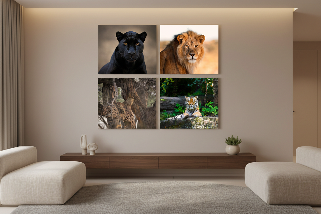 Wild Cats Gallery Wall – Actual Photos